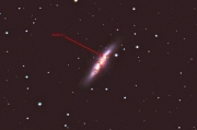 M82 mit Supernova SN2014J          